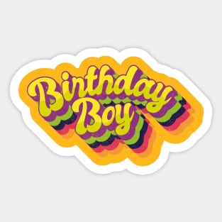 Birthday Boy Sticker